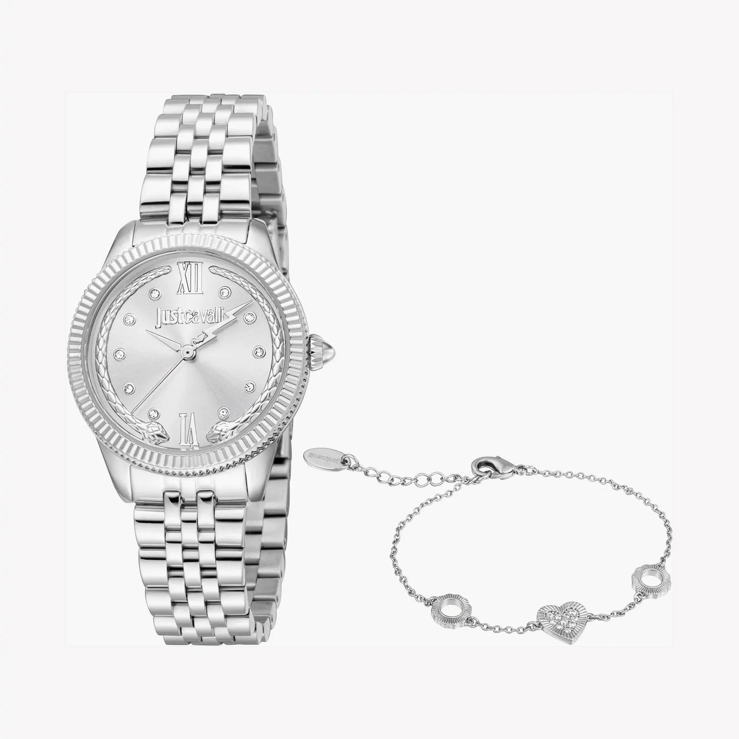 Just Cavalli Women's Silver Watch, Alloy Case | Jc1l315m0045 by JUST CAVALLI