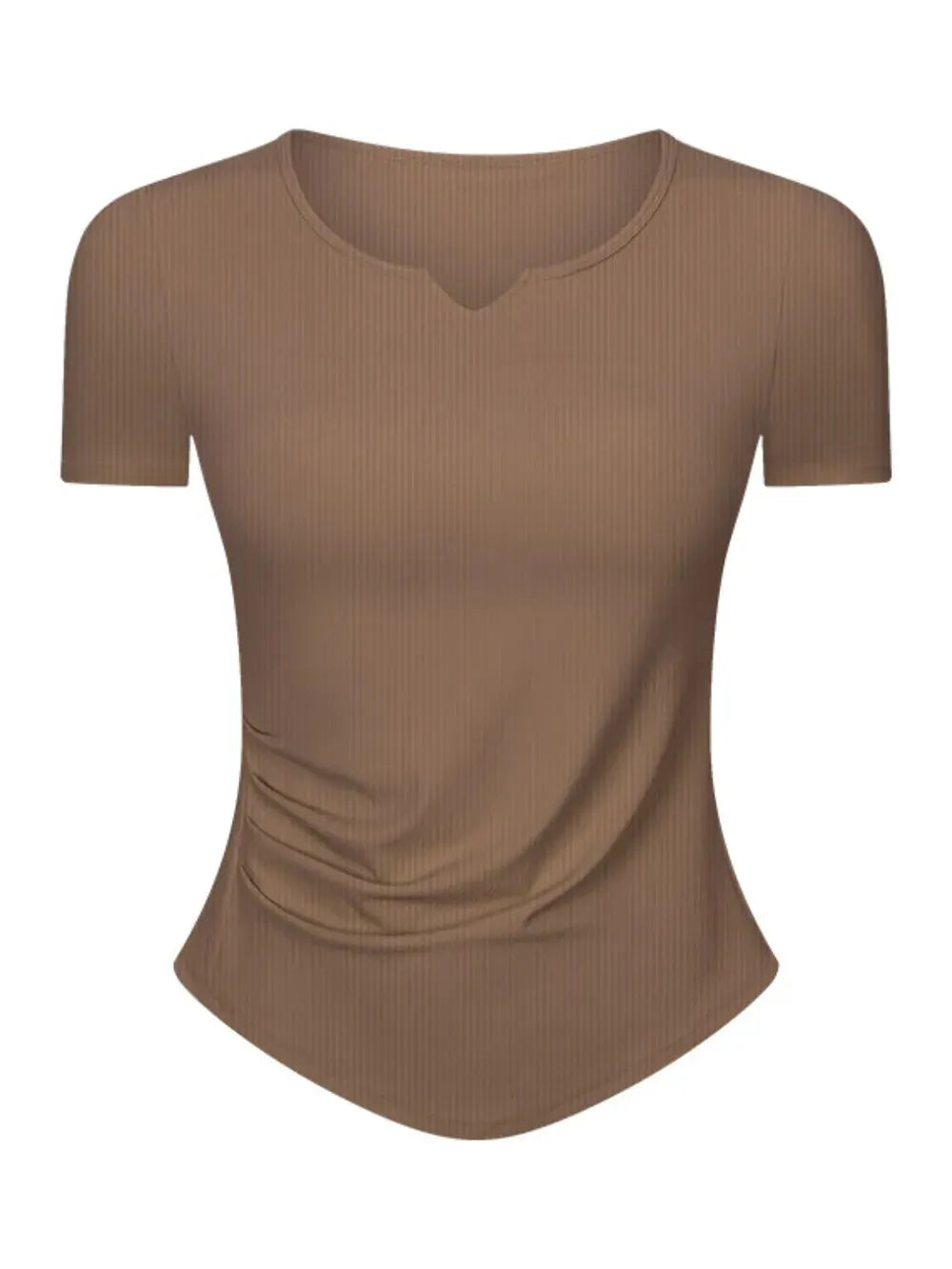 Millennia Notched Short Sleeve Active T-Shirt by Millennia