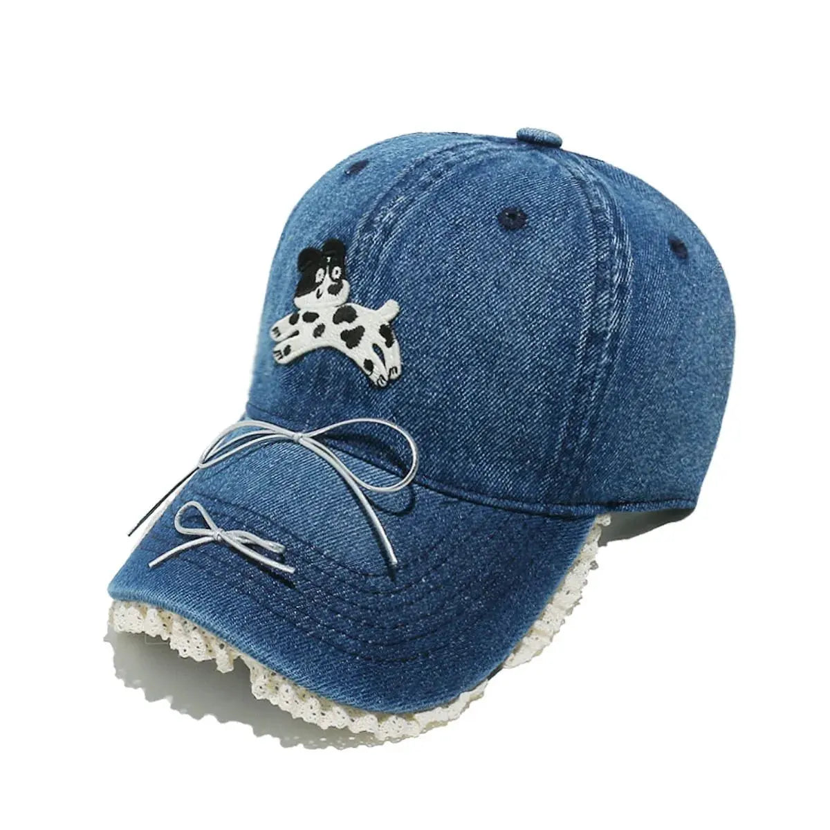 Dog Bow Adjustable Baseball Cap by Partner Label