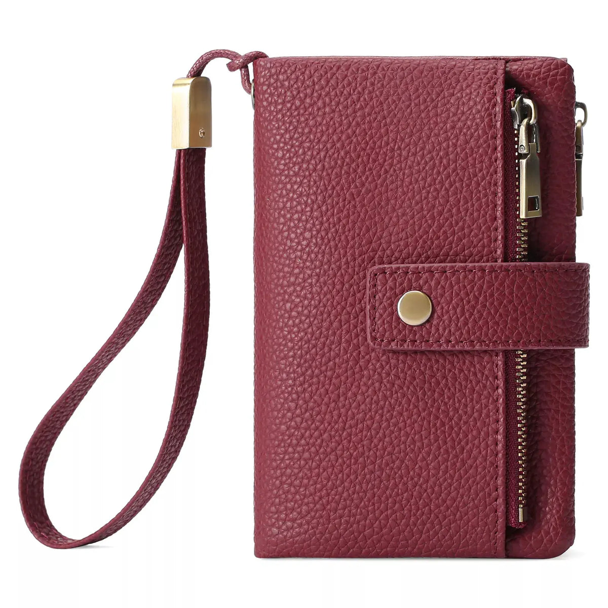 Solid Color Leather Wallet by Partner Label