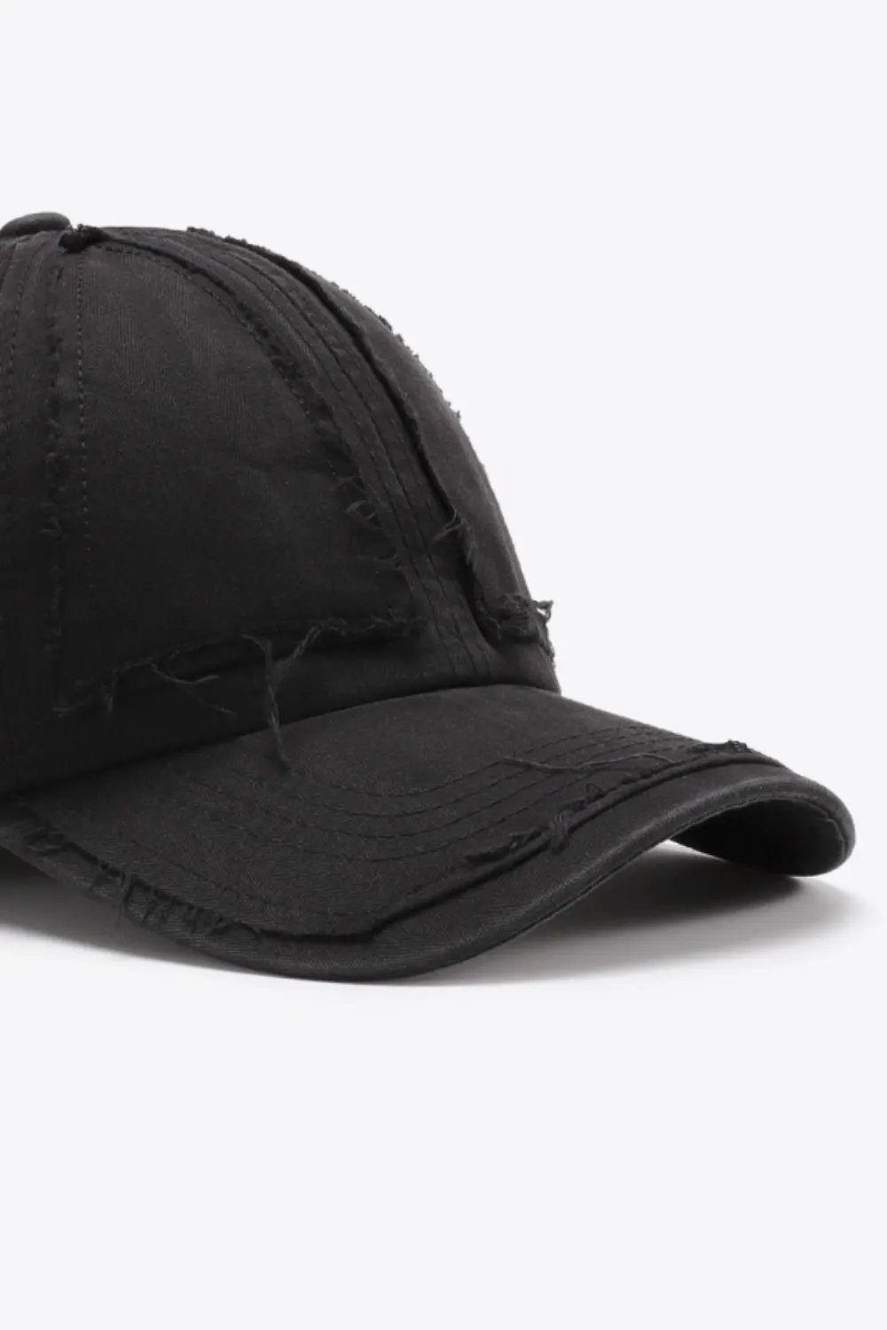 Distressed Adjustable Baseball Cap by Partner Label