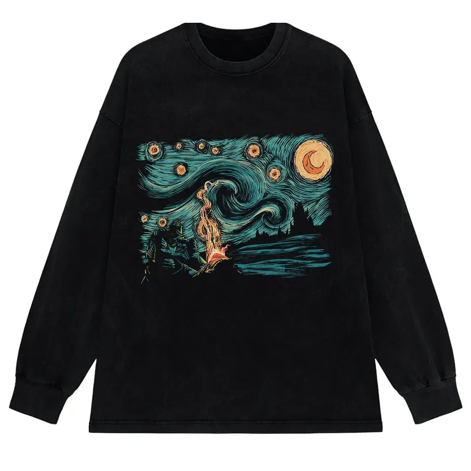 Dark Souls Starry Souls Graphic T-Shirt Men Cotton Short Sleeve Plus Size Tee by Vimost Shop