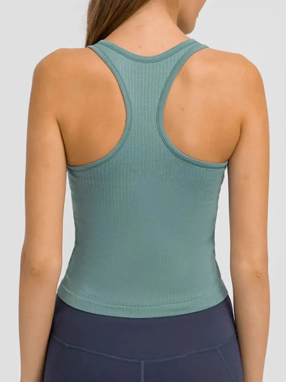 Millennia Round Neck Racerback Active Tank by Millennia