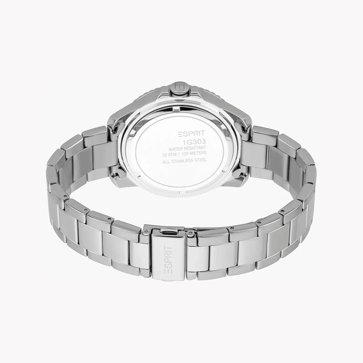 Esprit Men's Silver Stainless Steel Watch, Silver Dial | Es1g101m0015 by ESPRIT