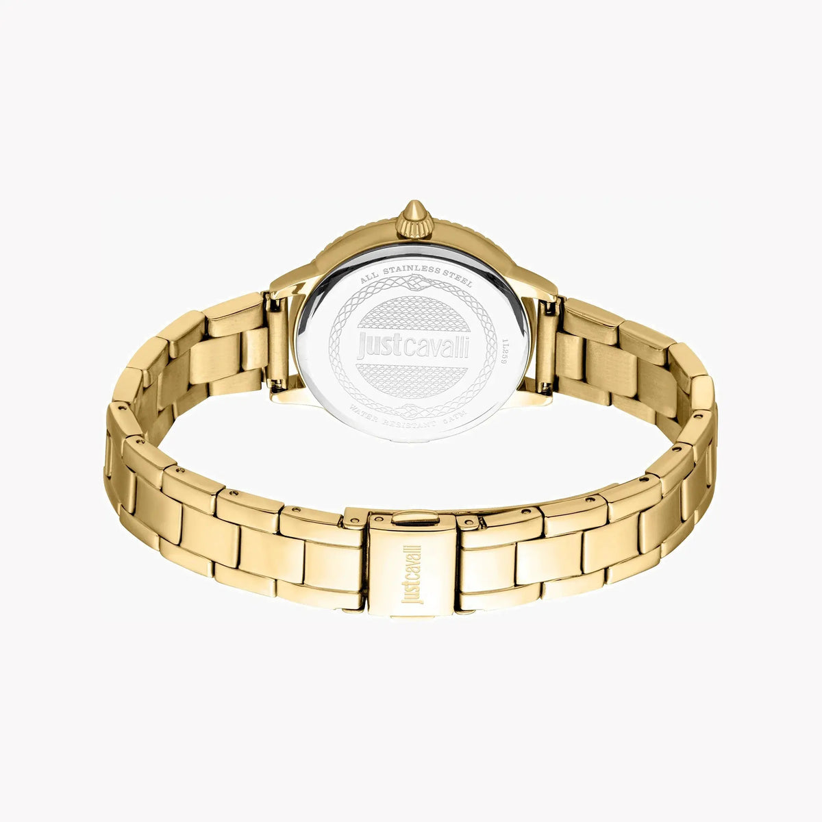 Just Cavalli Women's Gold Stainless Steel Watch, Turquoise Dial | Jc1l259m0065 by JUST CAVALLI