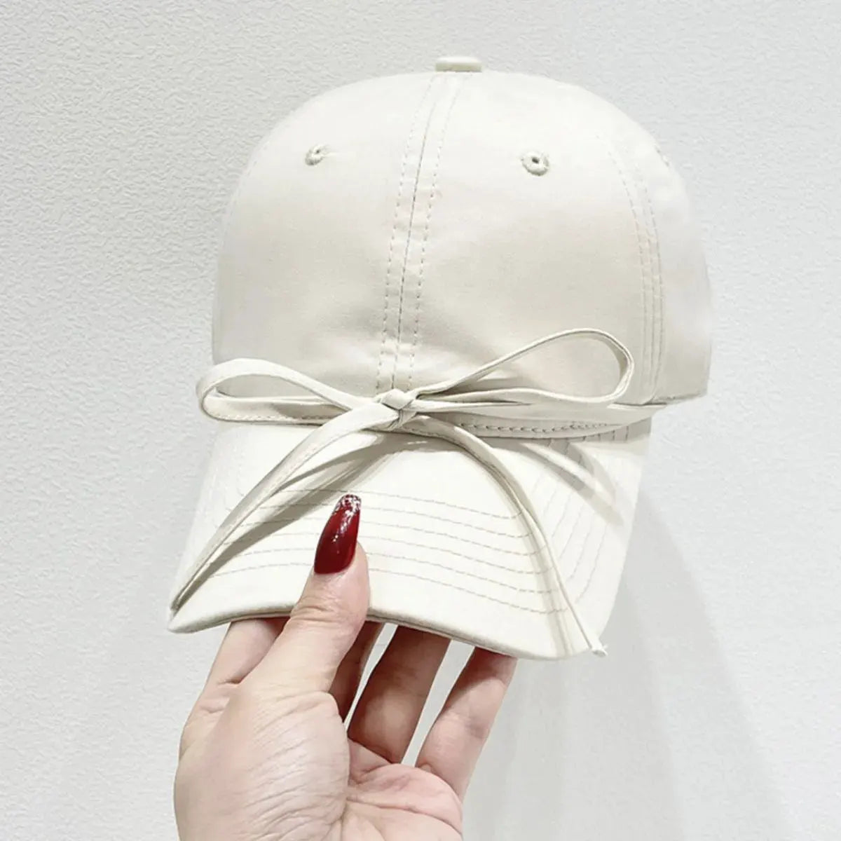 Bow Solid Color Baseball Cap by Partner Label