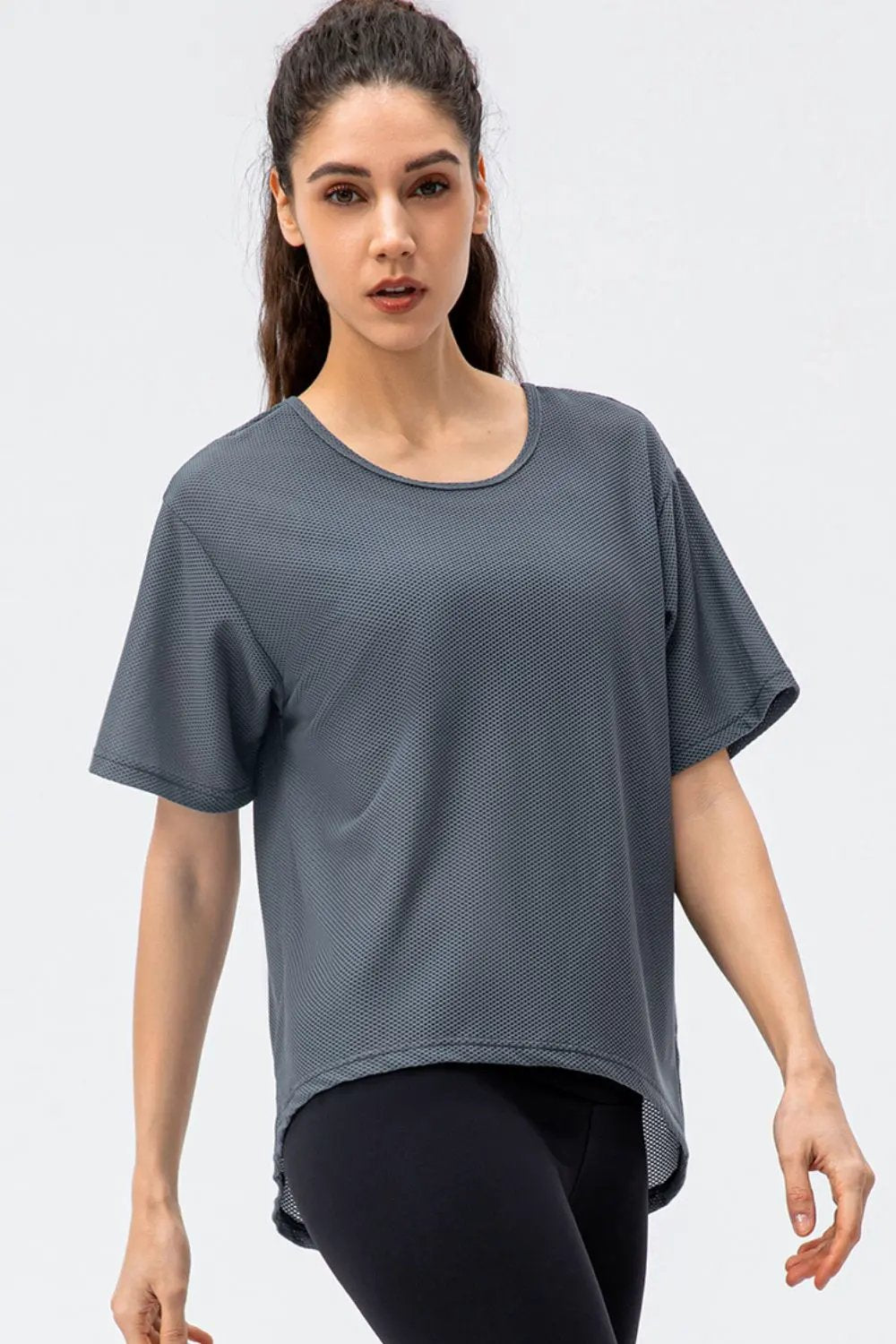 Round Neck Short Sleeve Active Tee by Partner Label