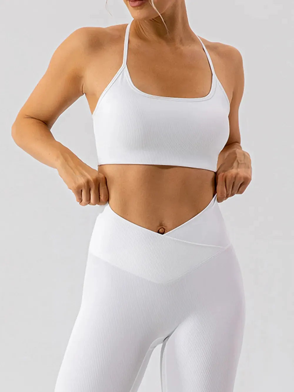 Spaghetti Strap Active Bra by Partner Label