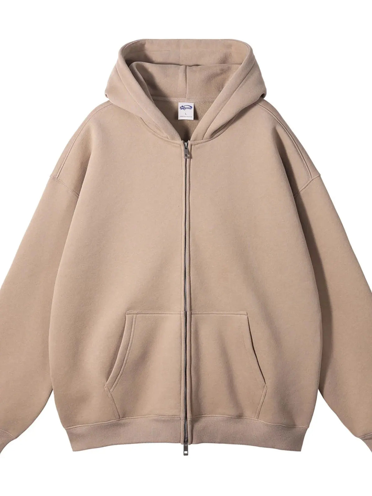 Men's Zip-Up Fleece Hoodie by Partner Label