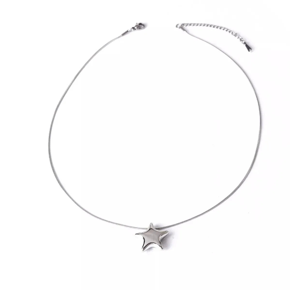 Titanium Steel Star Pendant Necklace by Partner Label