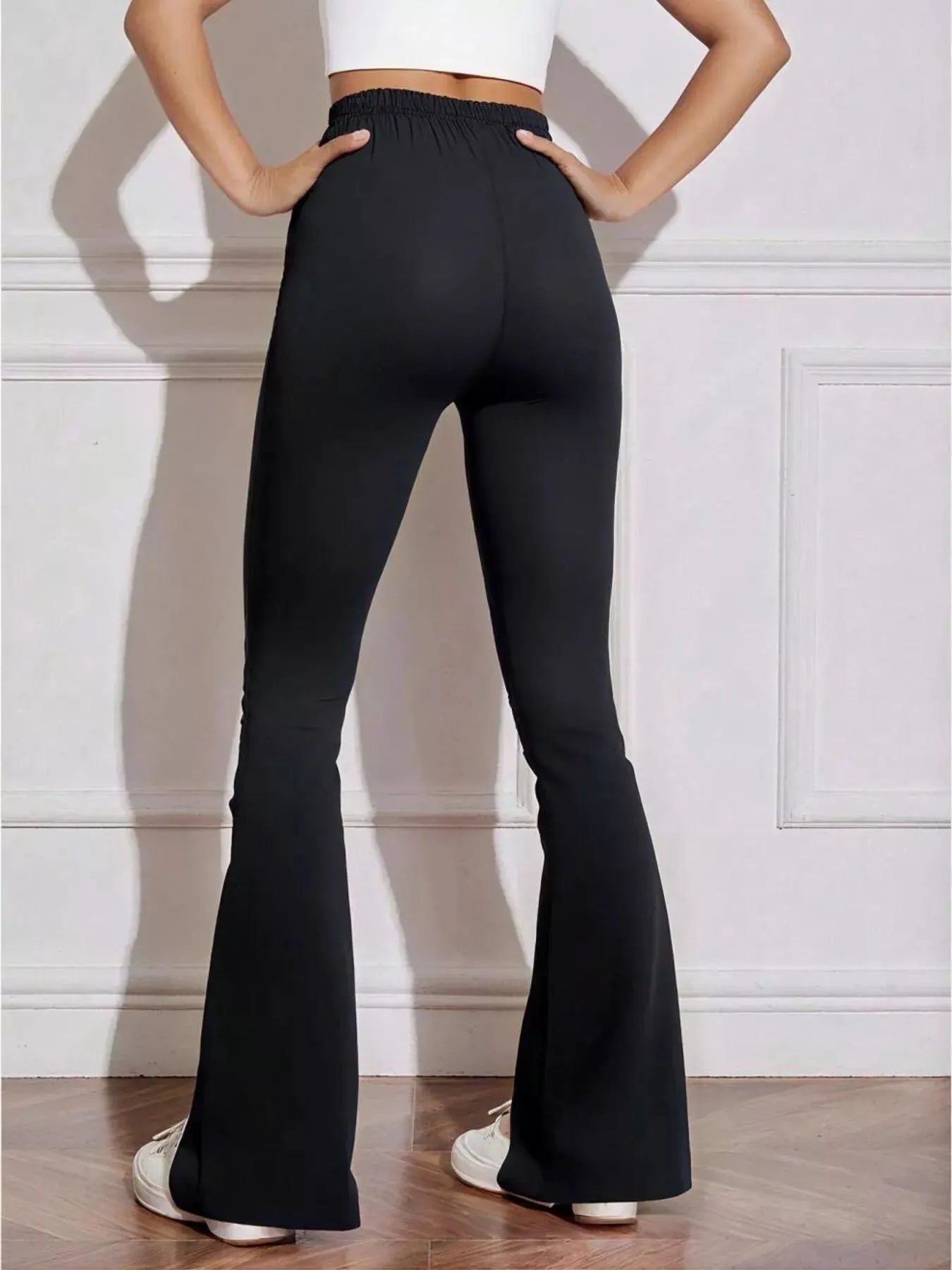 High Waist Active Pants by Trendsi