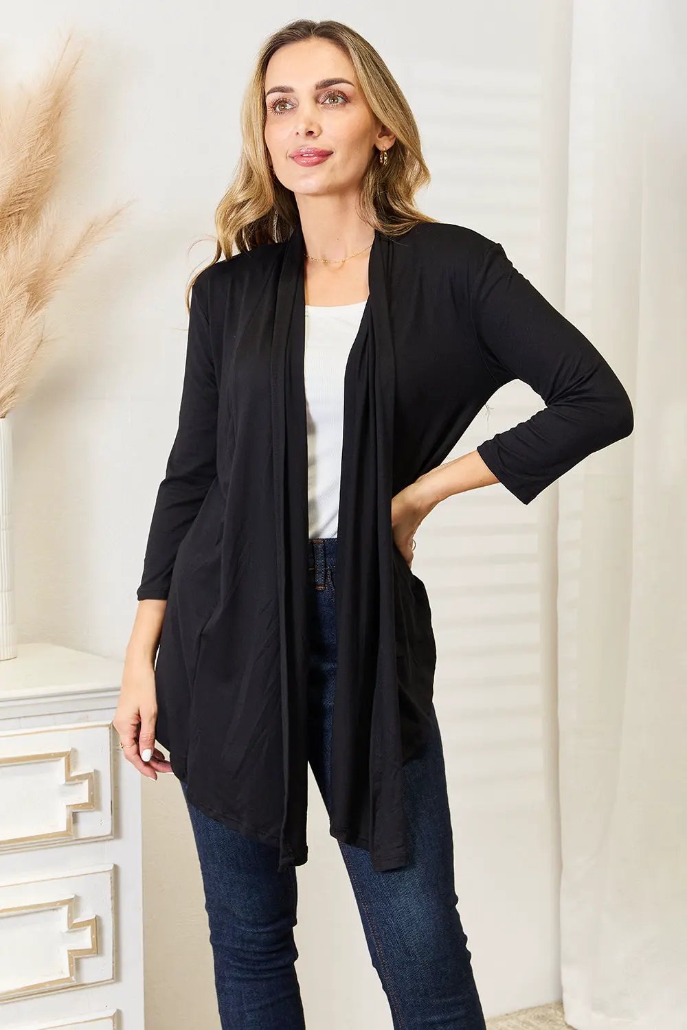 Culture Code Full Size Open Front Cardigan by Culture Code