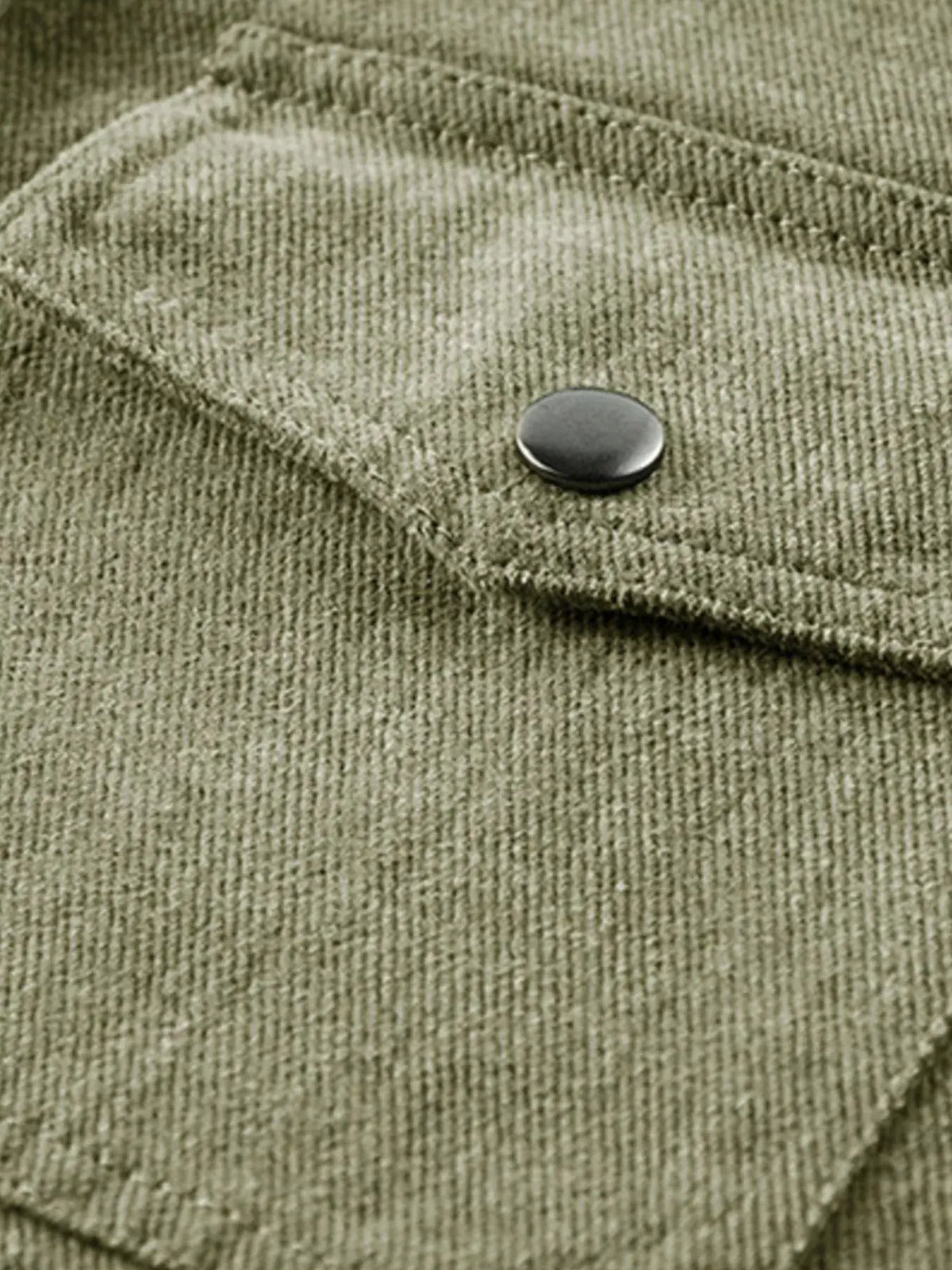 Men's Plus Size Dual Chest Pockets Shacket by Trendsi