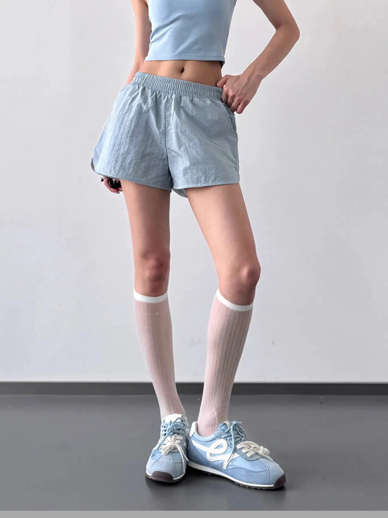 Elastic Waist Active Shorts by Partner Label