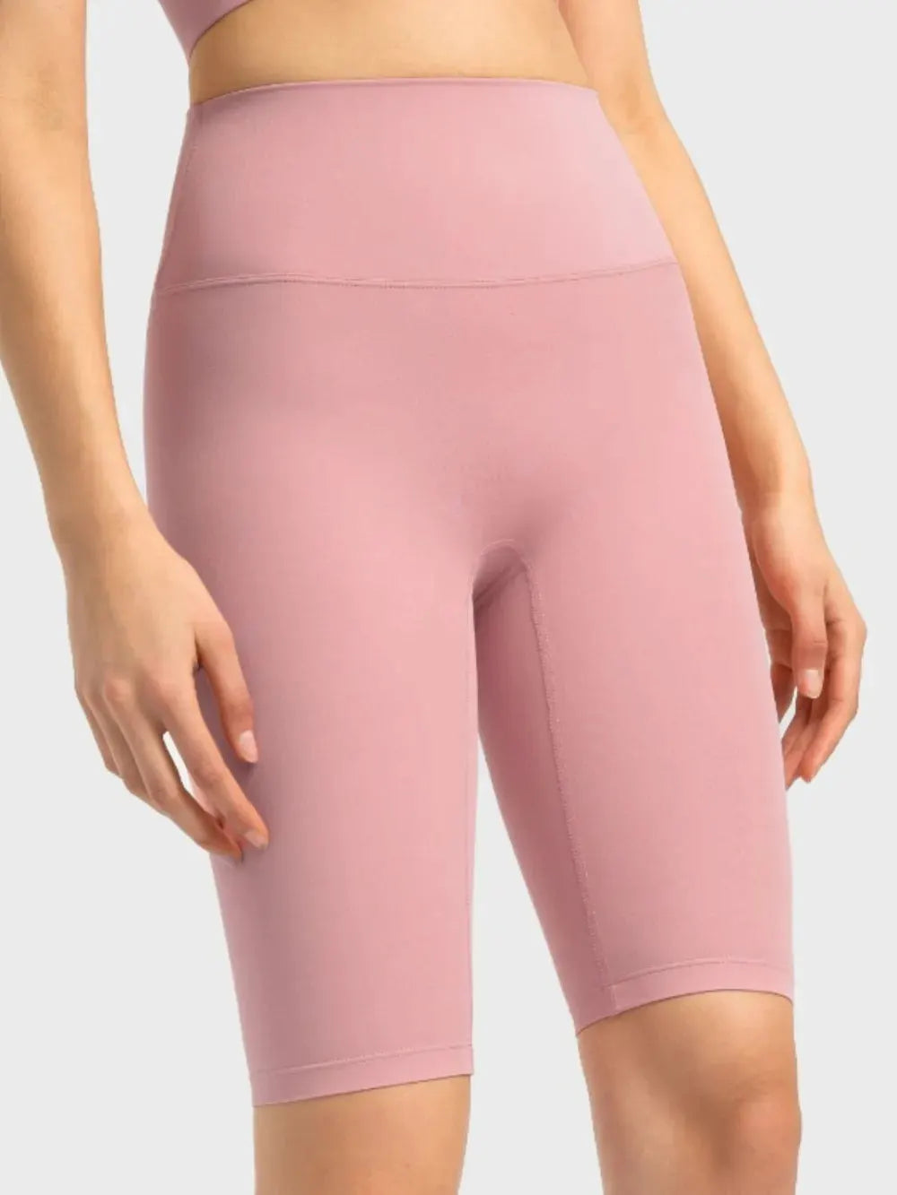 Millennia High Rise Wide Waistband Active Shorts by Millennia