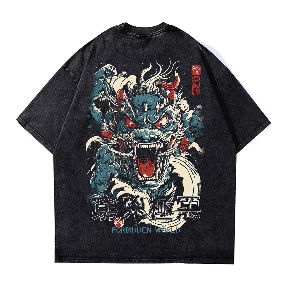 Hipster Letter Print Loose Hip Hop Streetwear Men’s Cotton T-Shirt” by Vimost Shop