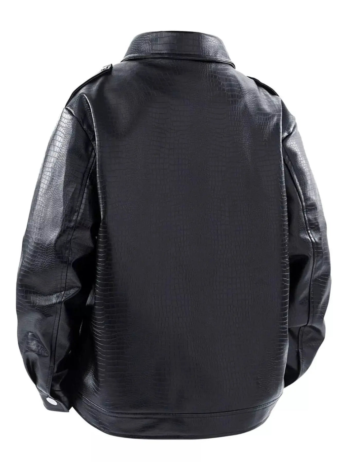 Men's Plus Size Lapel Collar Long Sleeve Outerwear by Trendsi