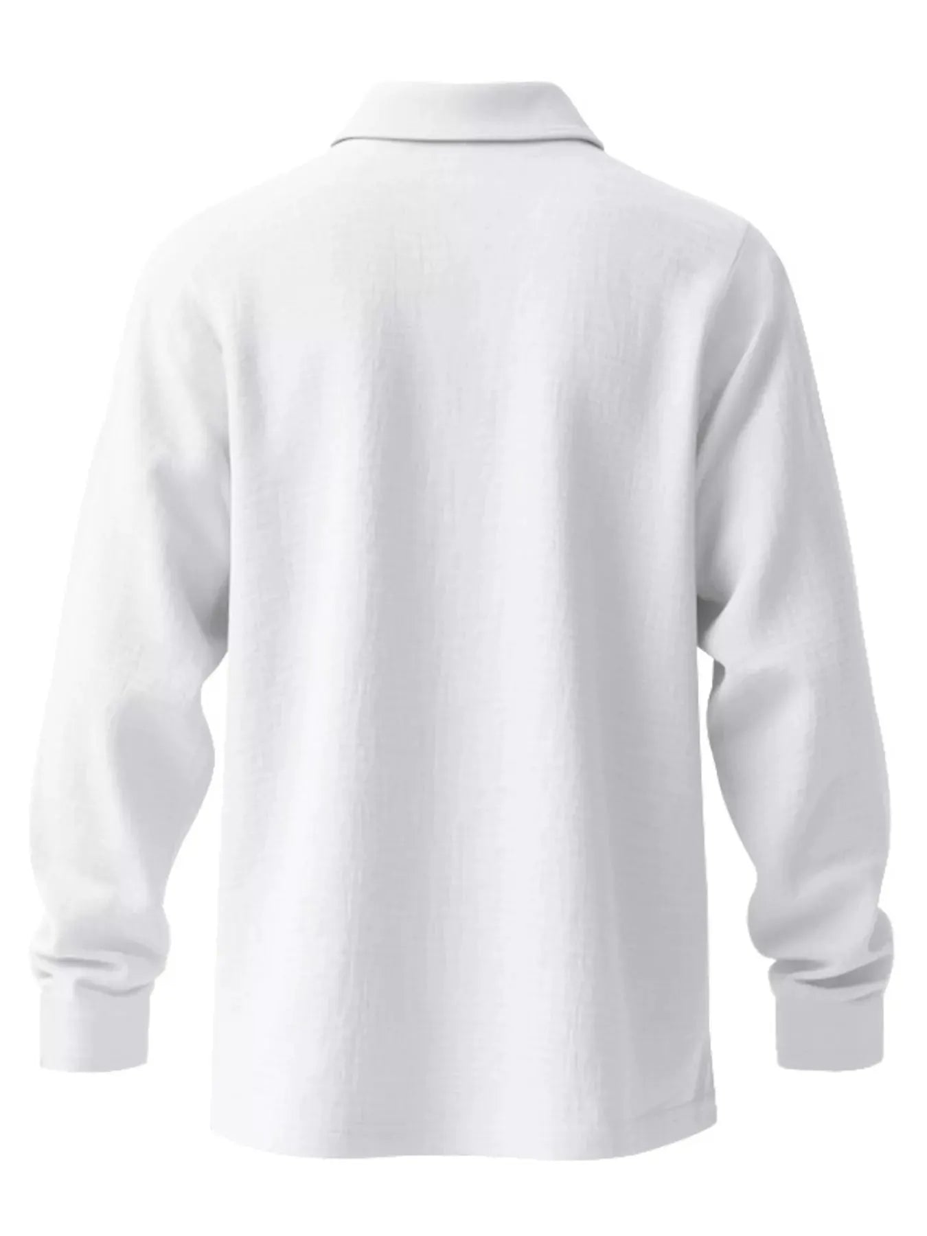 Men's Full Size Classic Long Sleeve Polo Plus Size by Trendsi