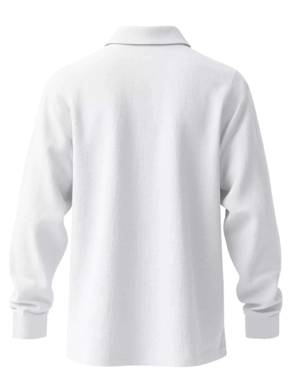 Men's Full Size Classic Long Sleeve Polo Plus Size by Trendsi