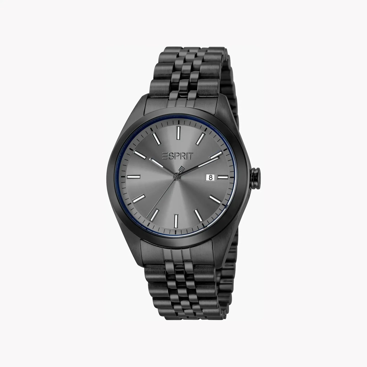 Esprit Men's Black Stainless Steel Watch, Grey Dial | Es1g050m0015 by ESPRIT