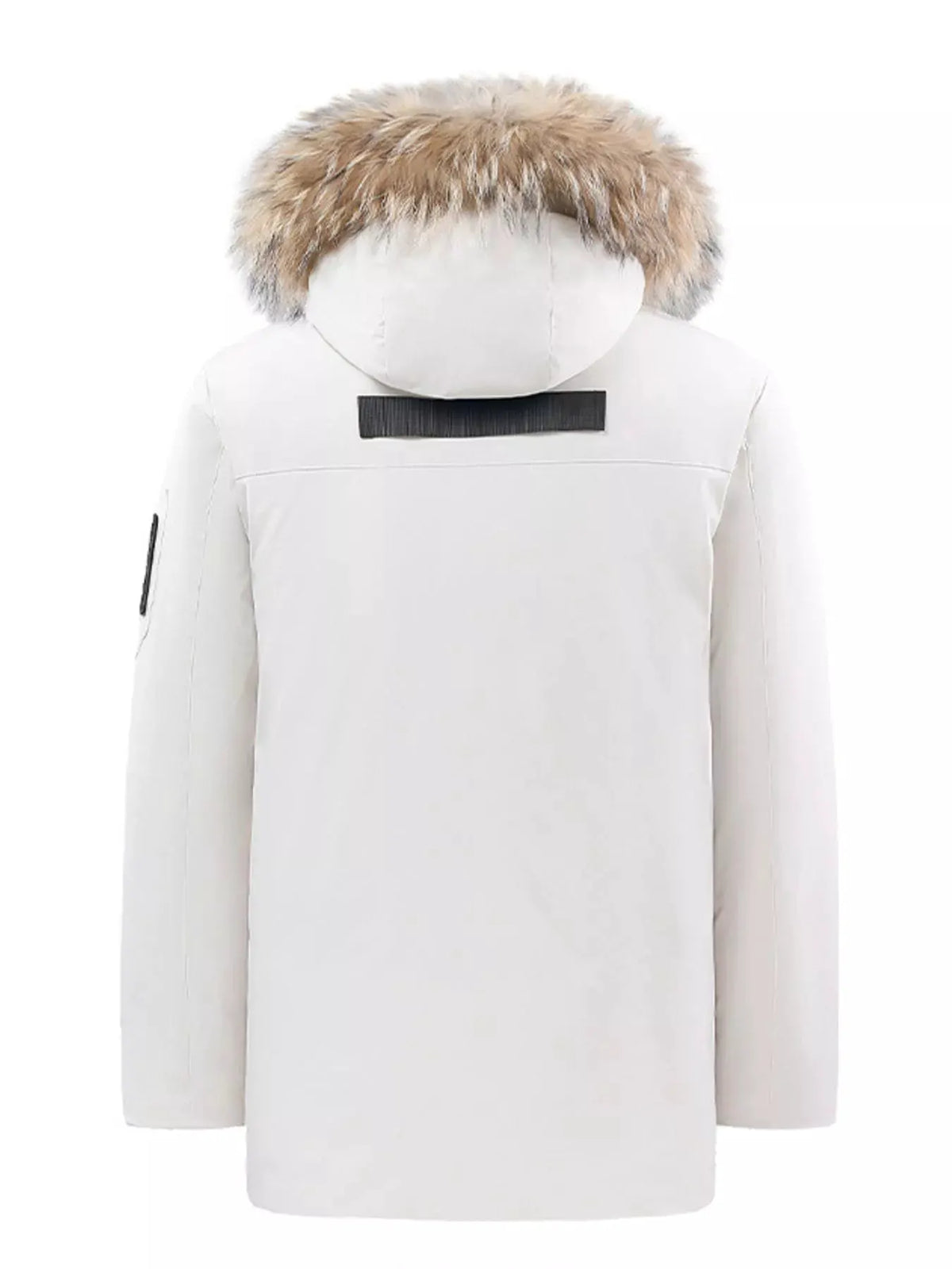 Men's Full Size Fur Hooded Winter Parka Coat Plus Size by Partner Label