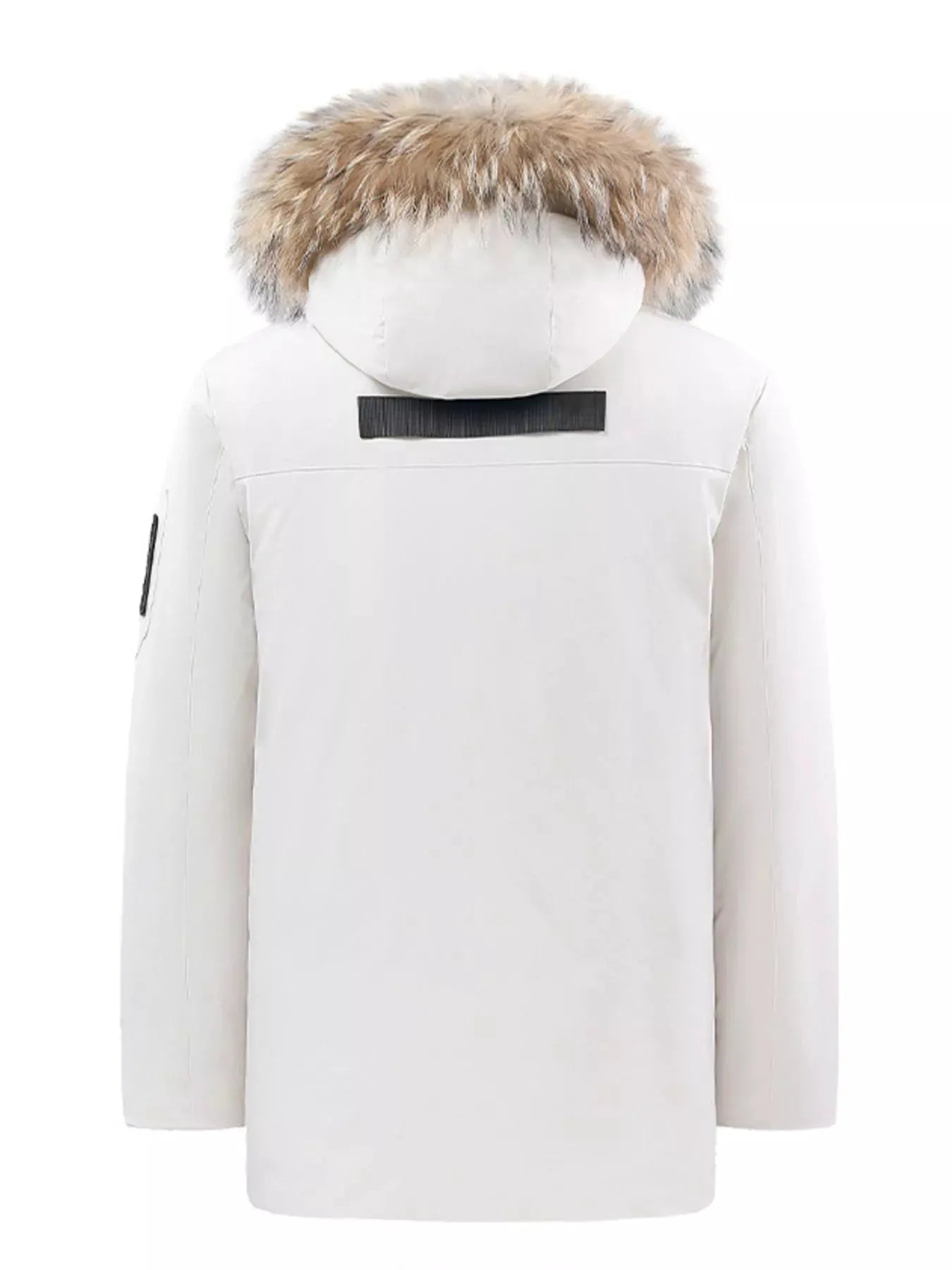 Men's Full Size Fur Hooded Winter Parka Coat Plus Size by Partner Label