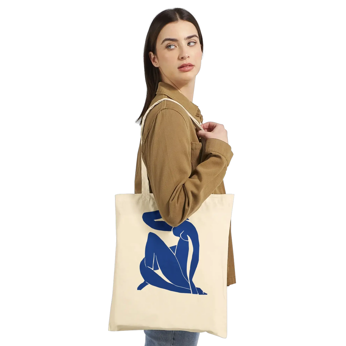 Henri Matisse Blue Nude 1952 artwork tote bag by Art-O-Rama Shop