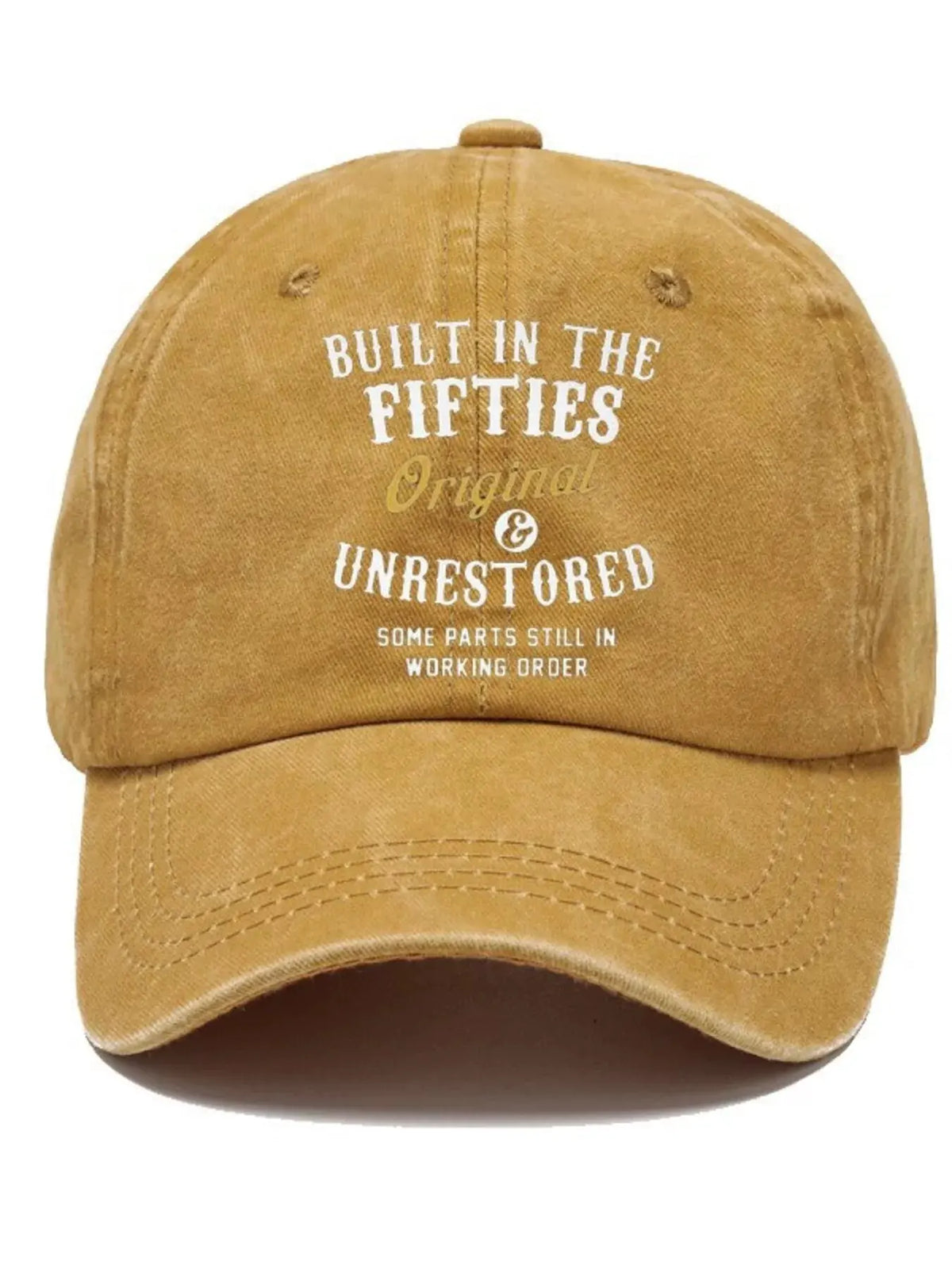 Letter Adjustable Baseball Cap by Partner Label