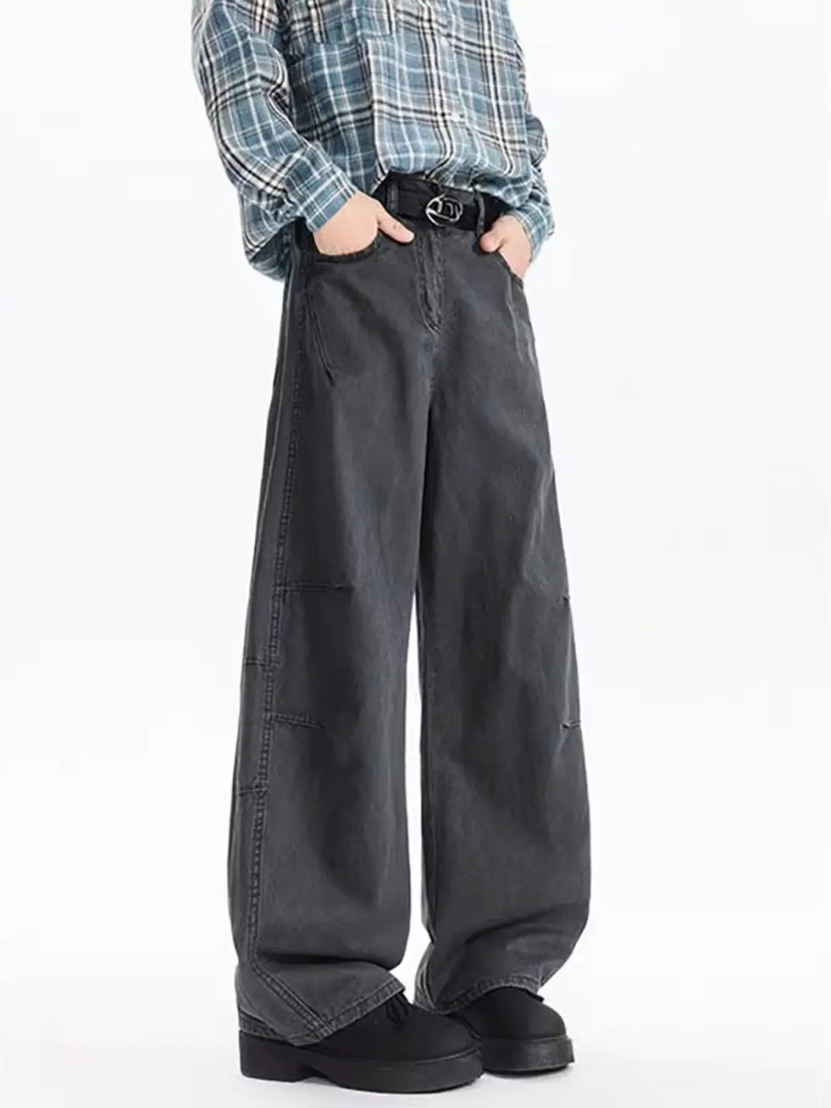 Men's Full Size Wide Leg Jeans Plus Size by Partner Label