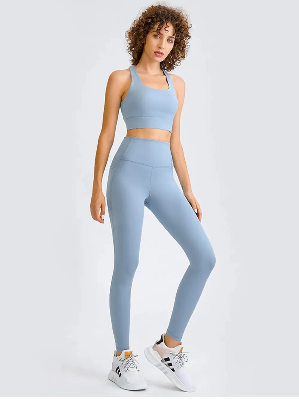 Millennia Double Take Square Neck Racerback Cropped Tank by Double Take