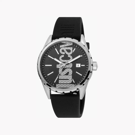 Just Cavalli Men's Black Watch, Silver Case | Jc1g082p0025 by JUST CAVALLI