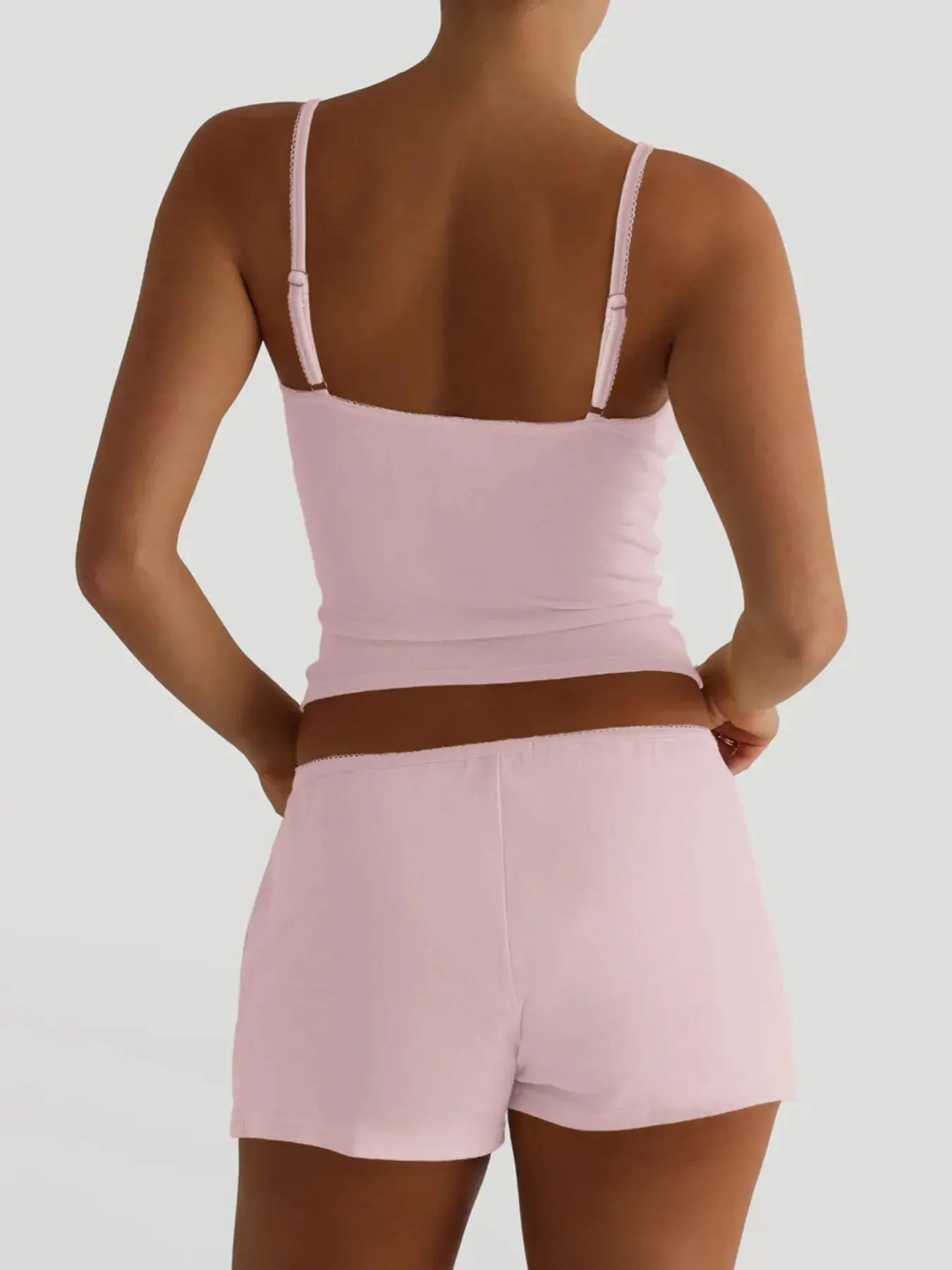 V-Neck Cami and Shorts Set by Partner Label