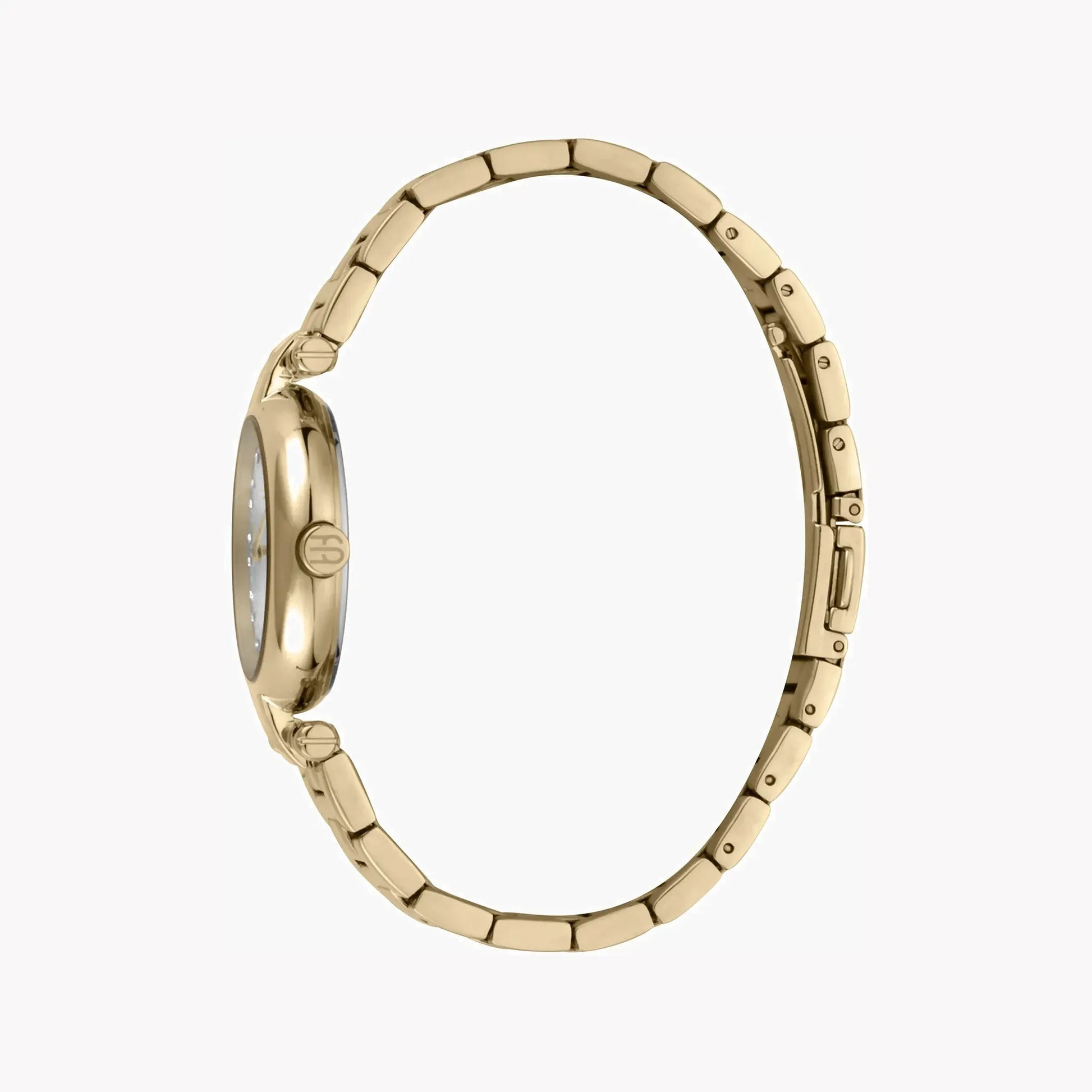 Esprit Women's Gold Stainless Steel Watch, Silver Dial | Es1l160m0055 by ESPRIT
