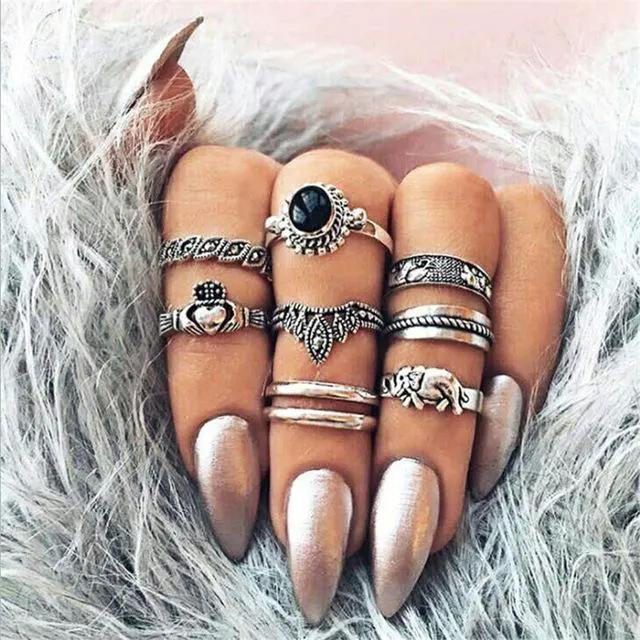 Our Favorite set of rings - Vintage Knuckle Rings! by Maiden-Art