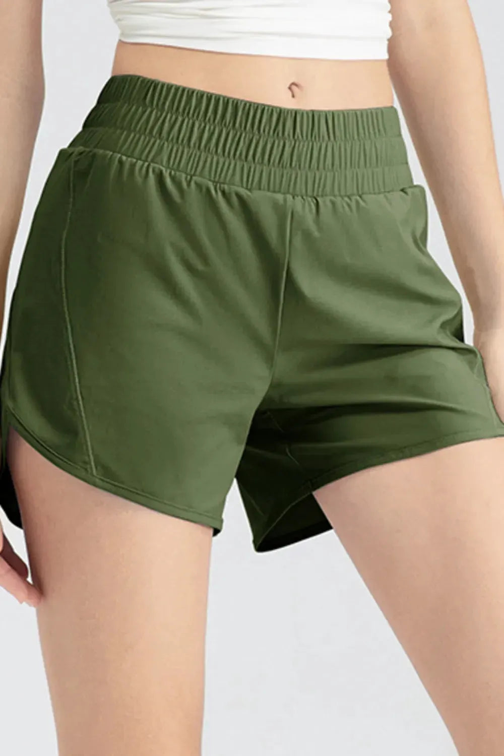 Elastic Waist Active Shorts by Partner Label