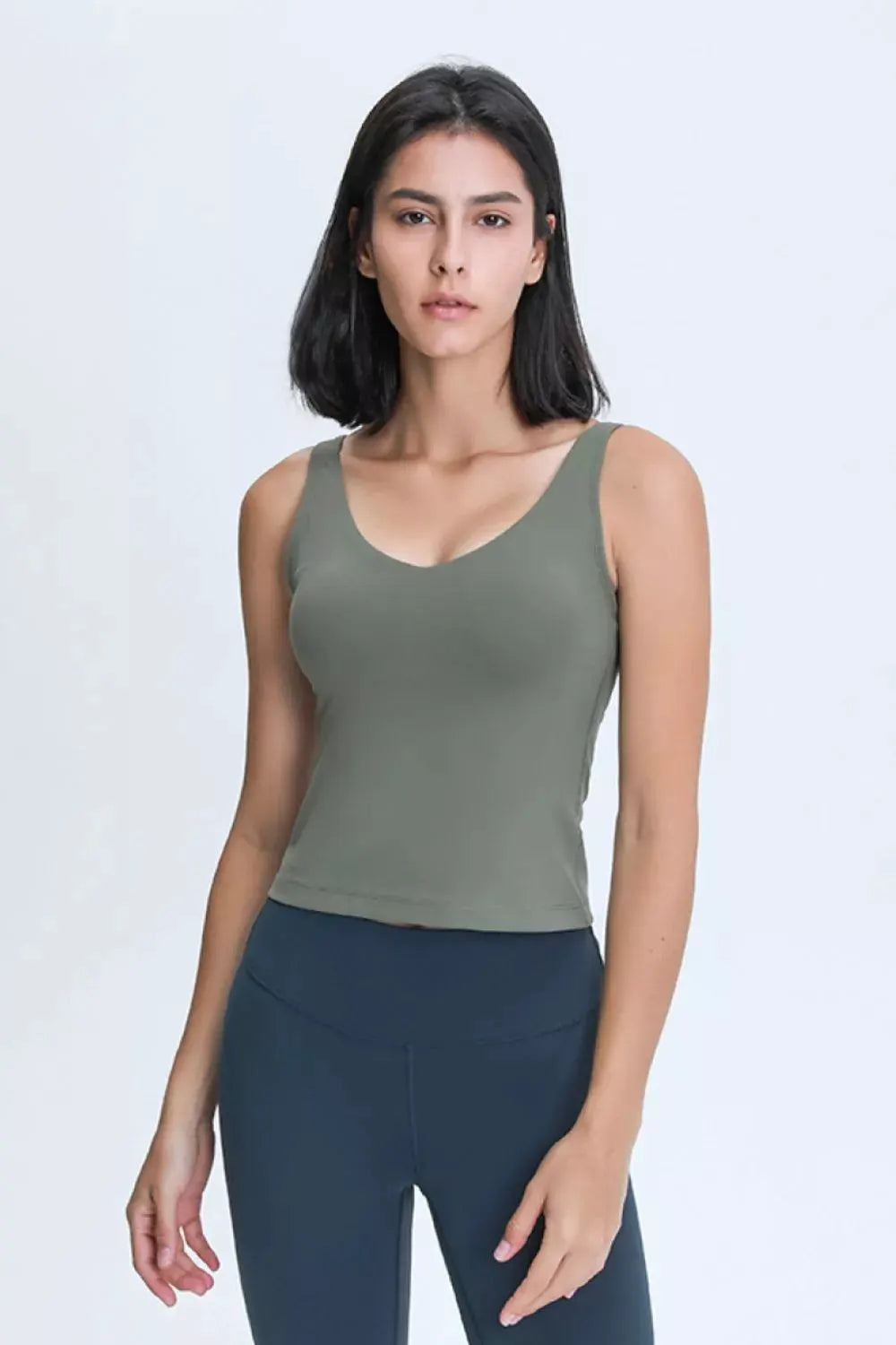 Millennia V Neck Active Tank by Millennia