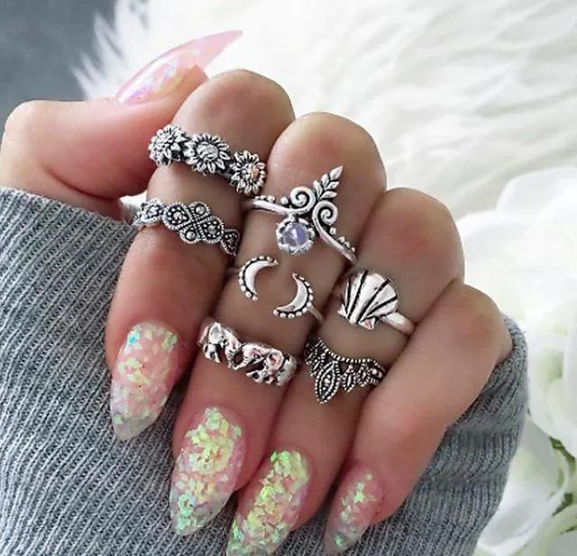 Our Favorite set of rings - Vintage Knuckle Rings! by Maiden-Art