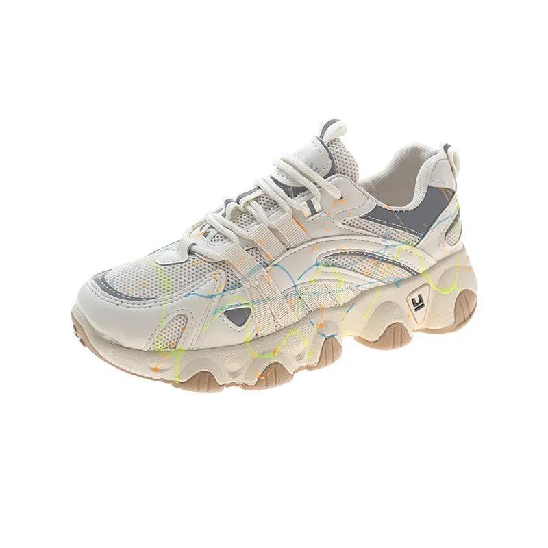 Luminous super fire daddy shoes women trend sneakers by Maiden-Art