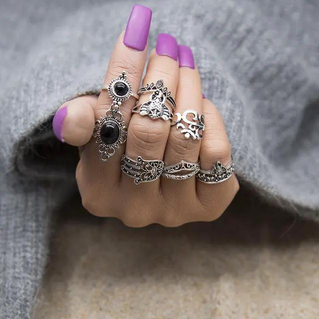 Our Favorite set of rings - Vintage Knuckle Rings! by Maiden-Art