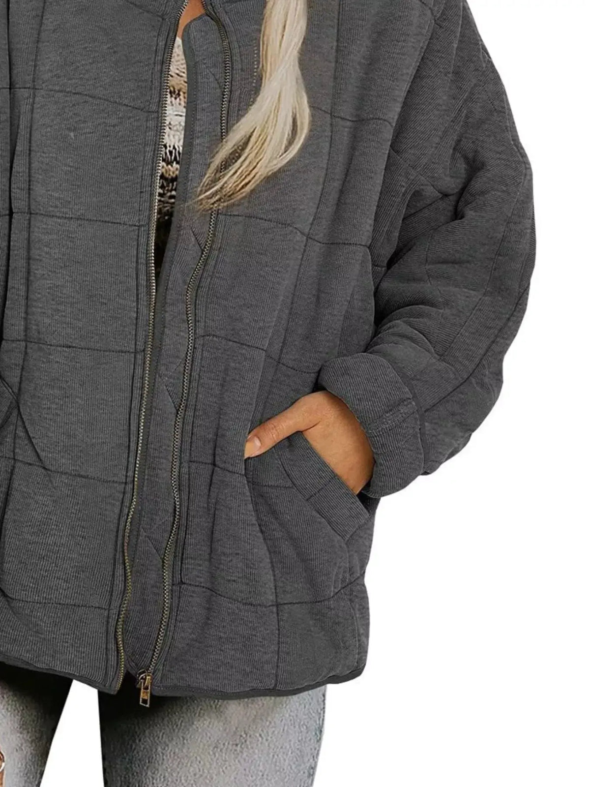 Quilted Zip Up Outerwear | Partner Labels Selection by Partner Label