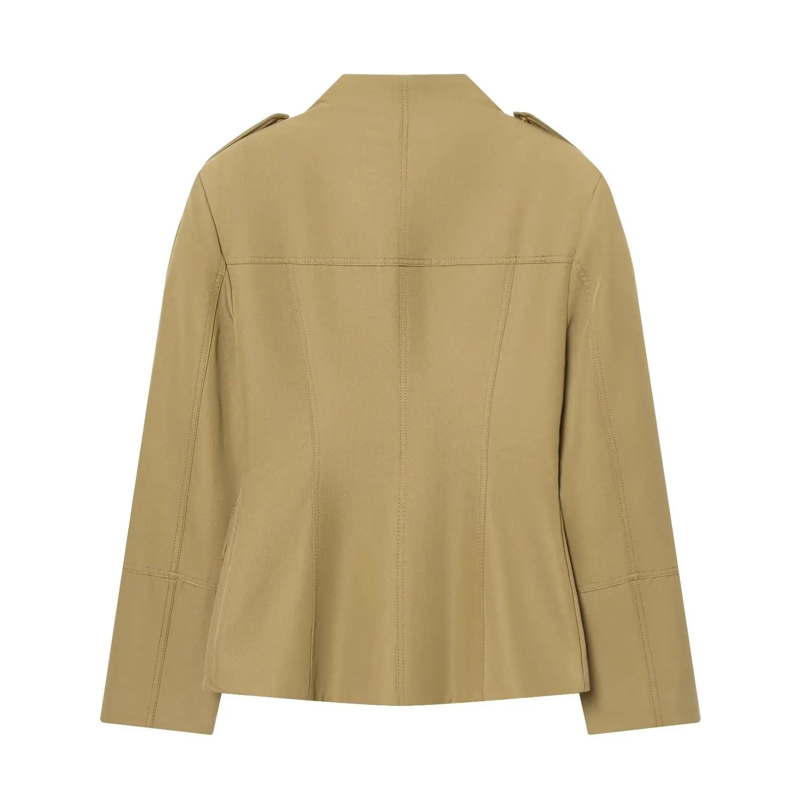 Women's Jacket Beige Khaki Safari Utility BYMANYC ® New York SOHO SAFARI FIELD MILITARY JACKET - New Collection by BYMANYC ® New York