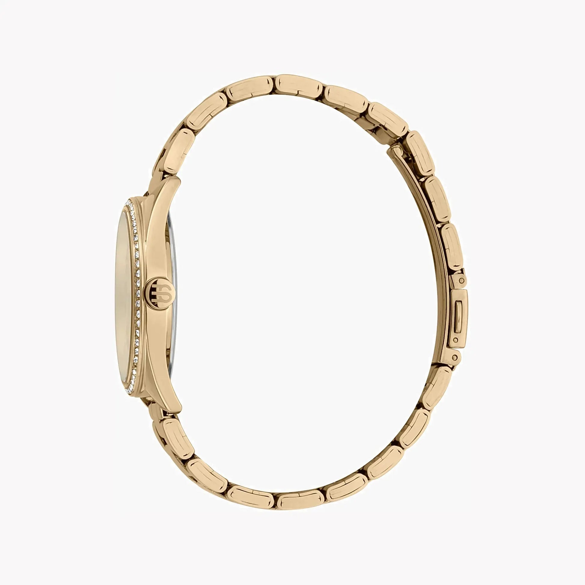 Esprit Women's Gold Stainless Steel Watch, Champagne Dial | Es1l081m0035 by ESPRIT