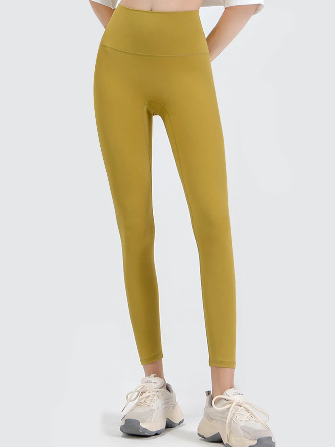 Wide Waistband Sports Leggings by Partner Label
