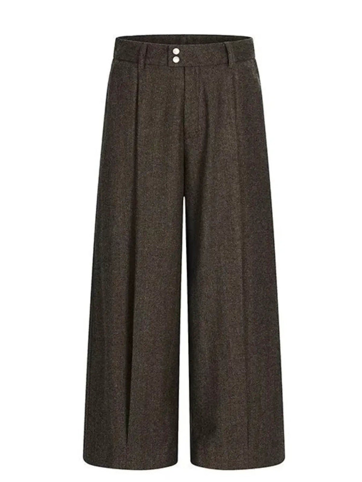 Men's Plus Size Wide Leg Pants with Pockets by Partner Label