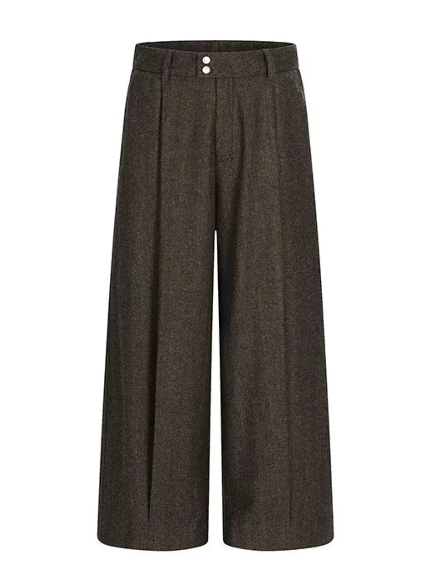 Men's Plus Size Wide Leg Pants with Pockets by Partner Label