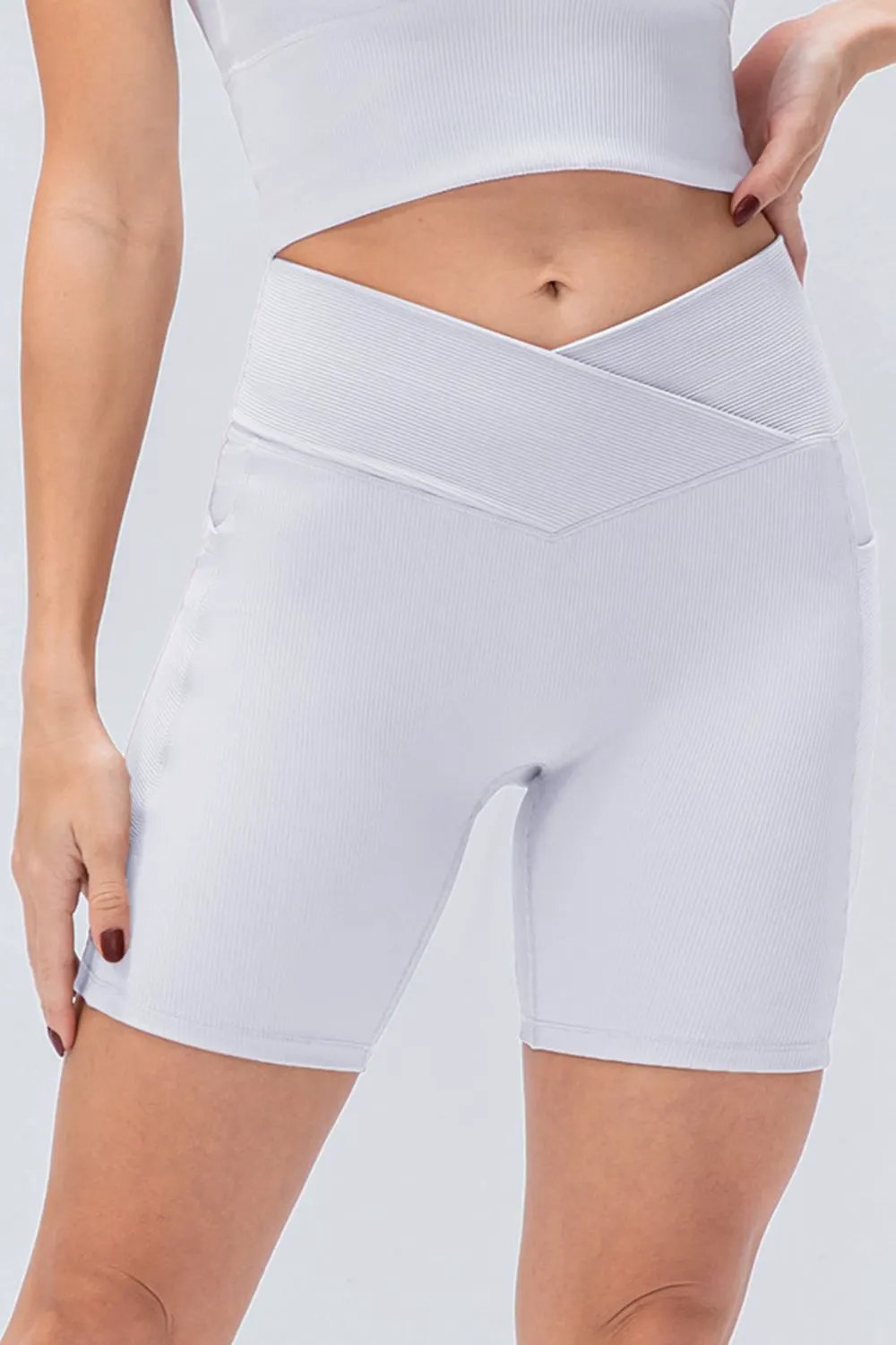 Slim Fit V-Waistband Sports Shorts by Partner Label