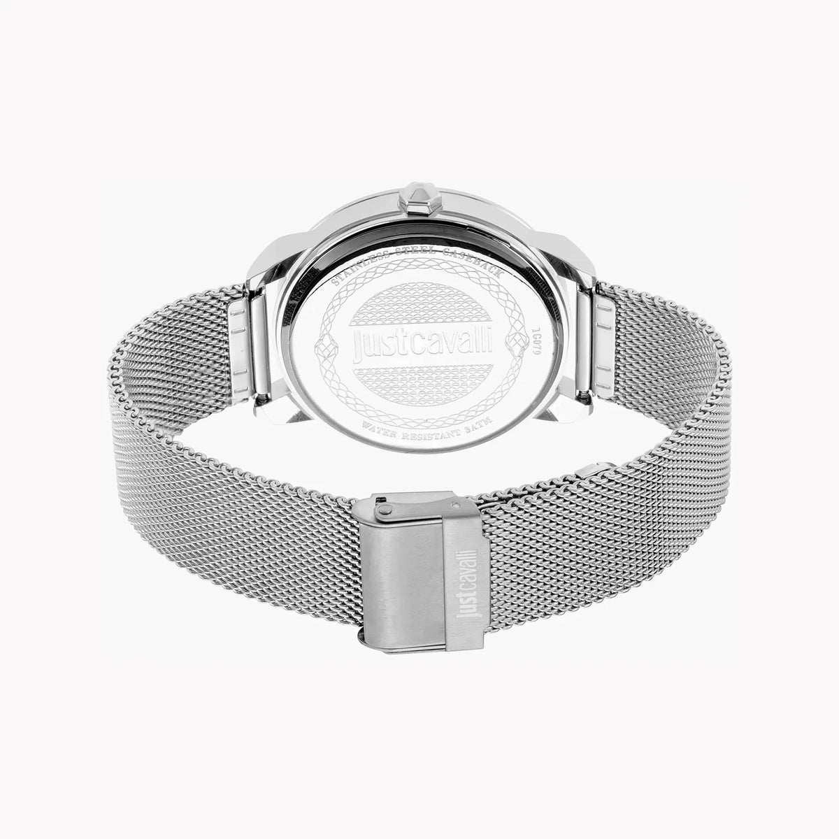 Just Cavalli Men's Silver Stainless Steel Watch, Silver Dial | Jc1g079m0045 by JUST CAVALLI