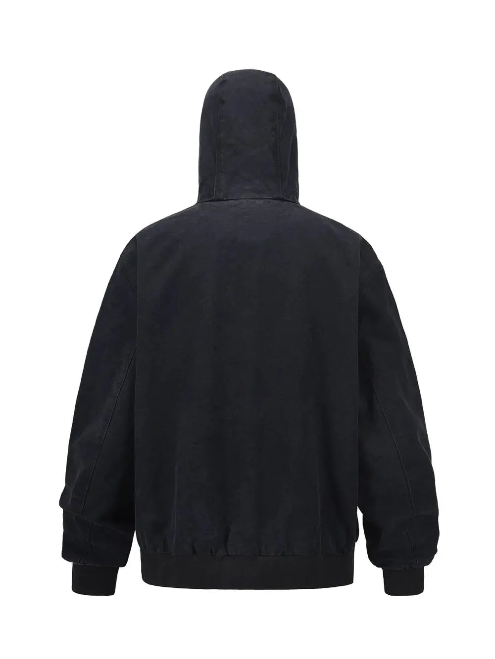 Men's Zip Up Washed Hooded Jacket by Partner Label