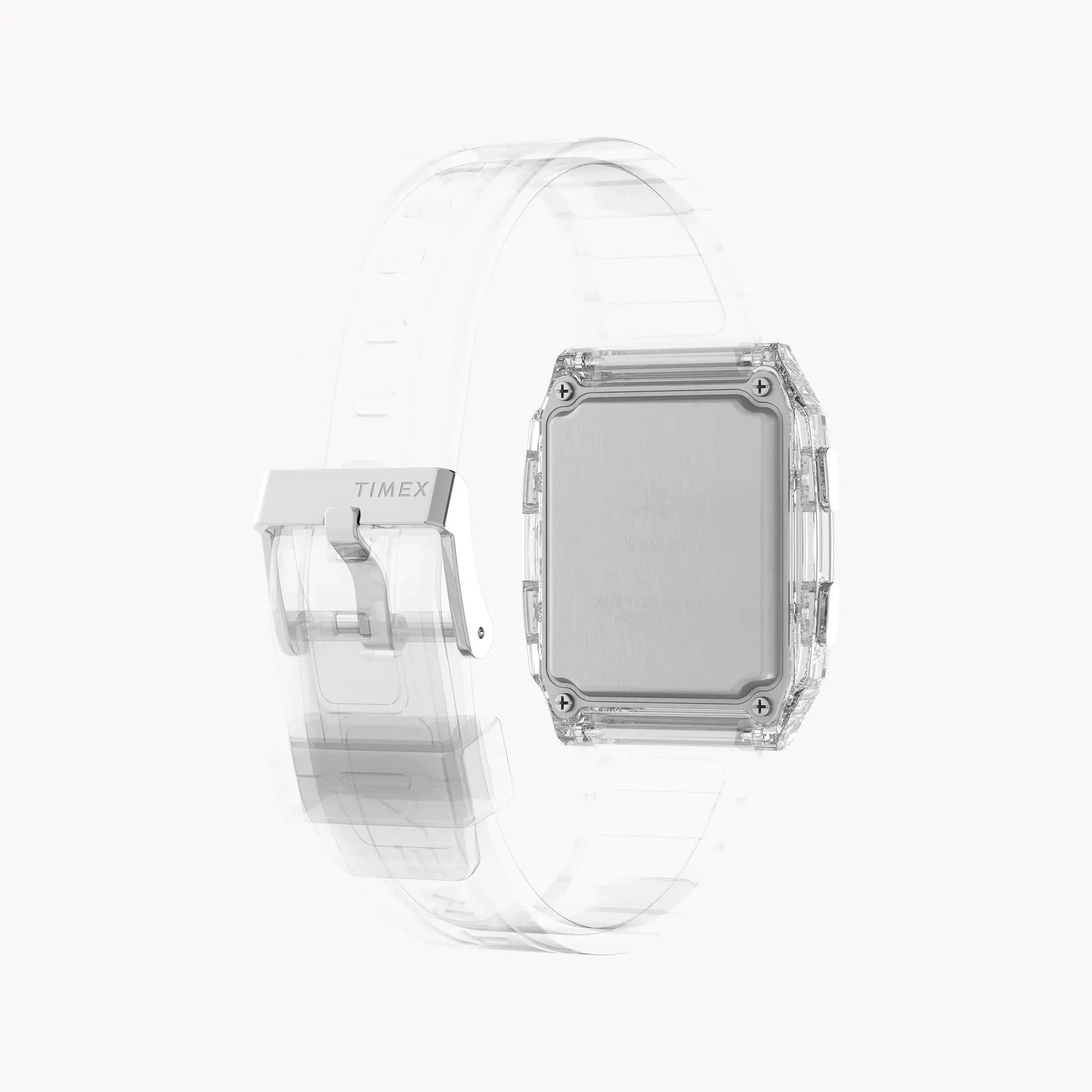 Timex Unisex Transparent Resin Watch, Translucent Case | Tw2w45200 by TIMEX