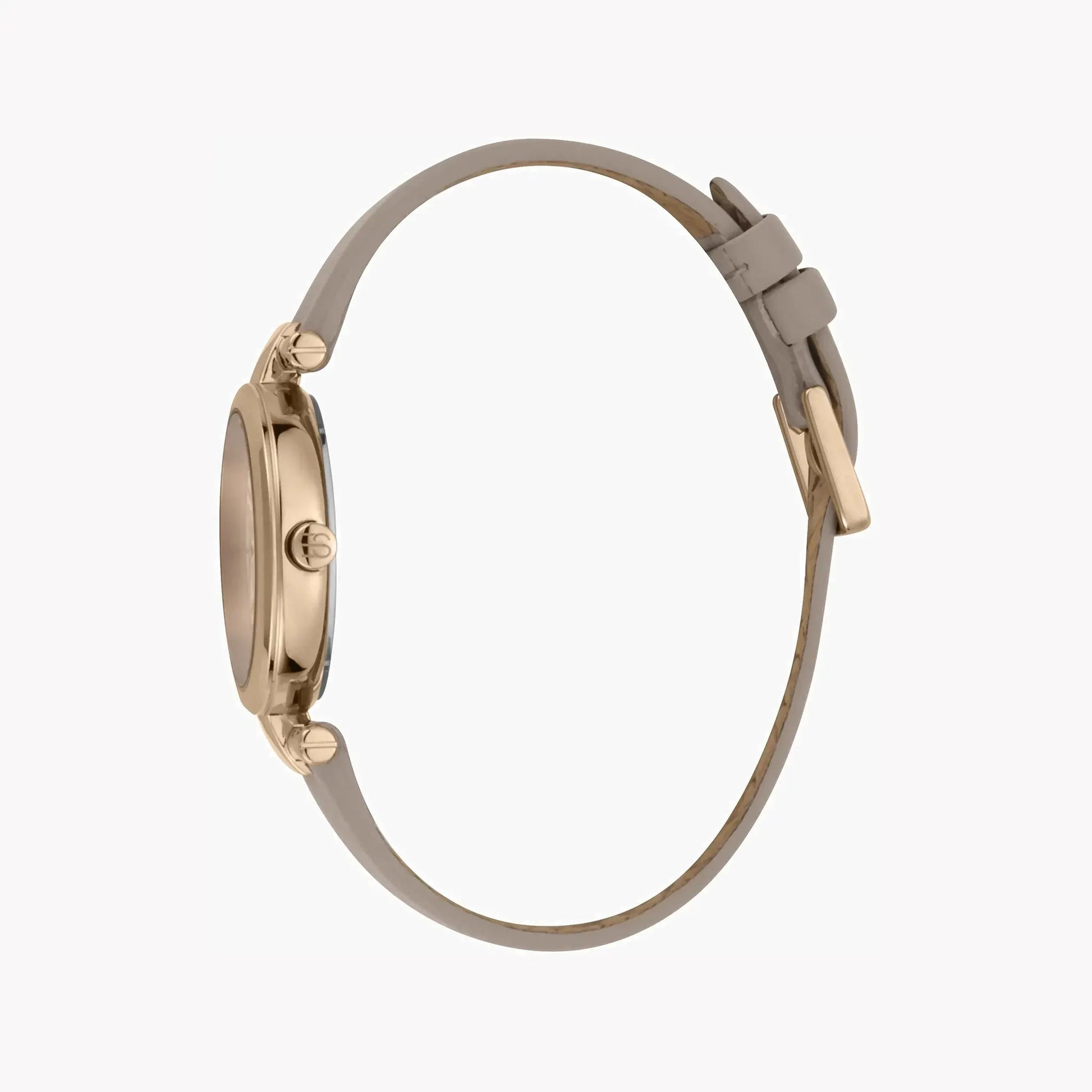 Esprit Women's Silver Dial Watch, Brown Leather Band | ES1L281L0045 by ESPRIT